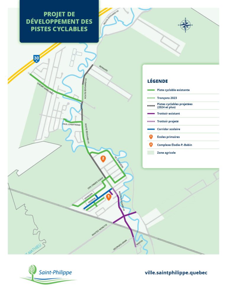 Prolongement Du Réseau Cyclable : Saint-Philippe Investit 886 000 ...